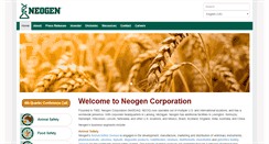 Desktop Screenshot of neogen.com